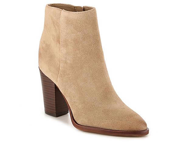 Sam Edelman Blake Bootie - Women's - Beige Suede | DSW