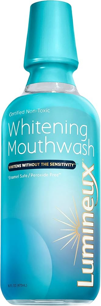 Lumineux Teeth Whitening Mouthwash 16 Oz. - Enamel Safe - Whitening Without The Sensitivity - Cer... | Amazon (US)