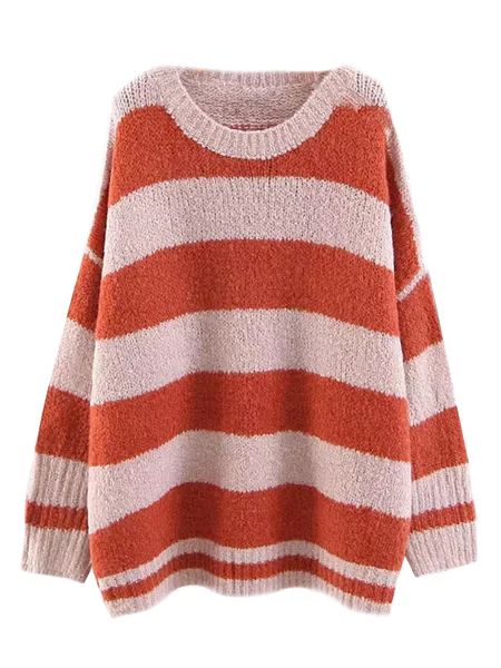 'Cicely' Striped Crewneck Sweater (2 Colors) | Goodnight Macaroon