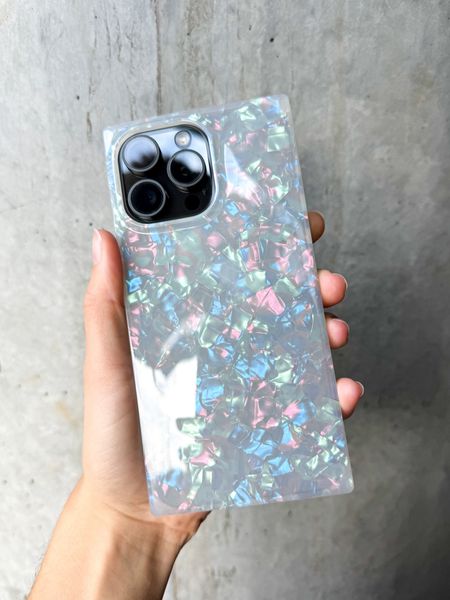 iPhone 15 pro max square iridescent opal flaunt case aesthetic cases for iPhone 

#LTKMostLoved #LTKfindsunder50 #LTKSpringSale
