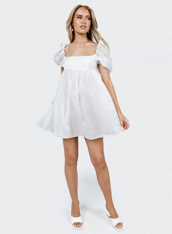 Alaya Mini Dress White | Princess Polly US