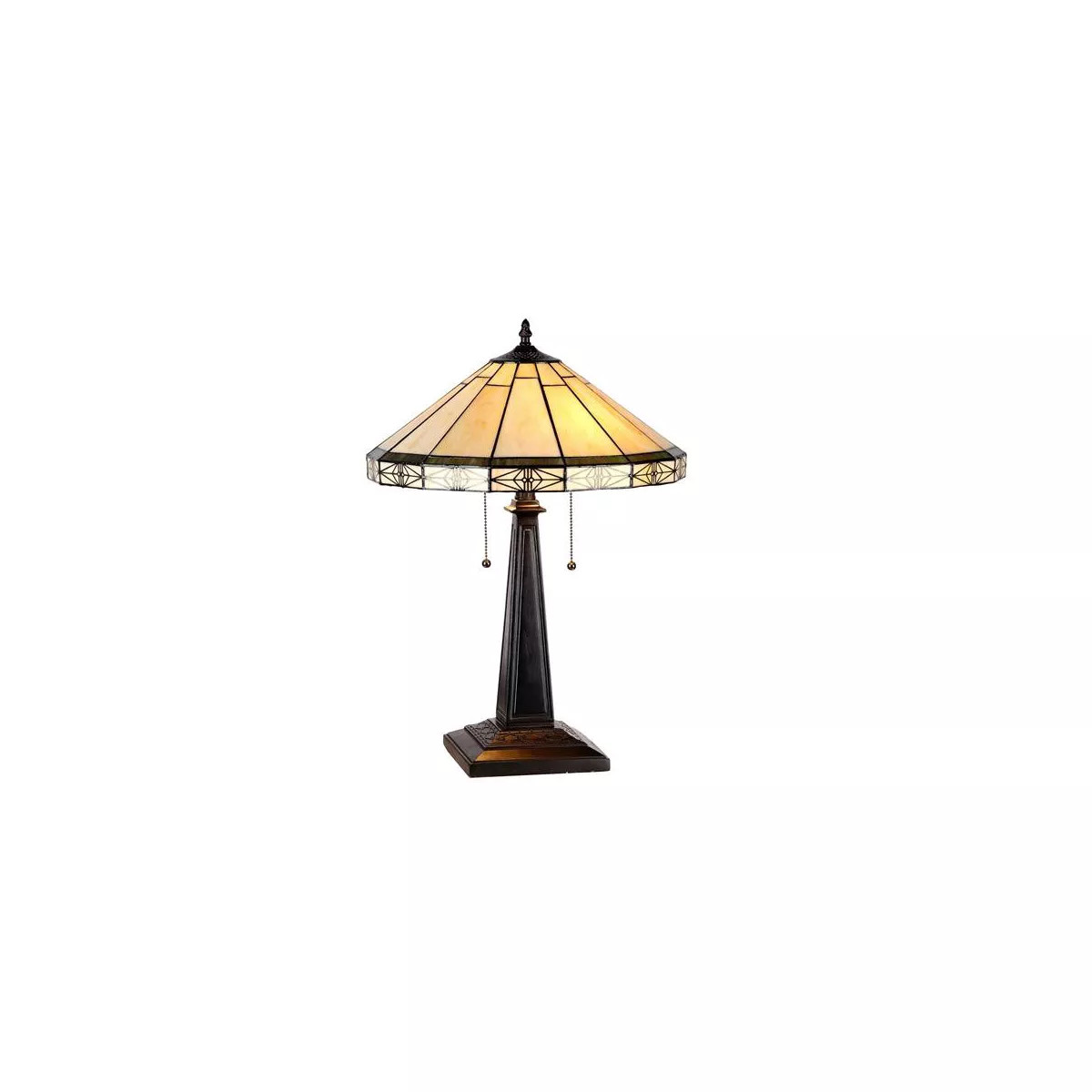Chloe Lighting CH31315MI16-TL2 Belle Tiffany-style 2 Light Mission Table Lamp 16" Shade | Target