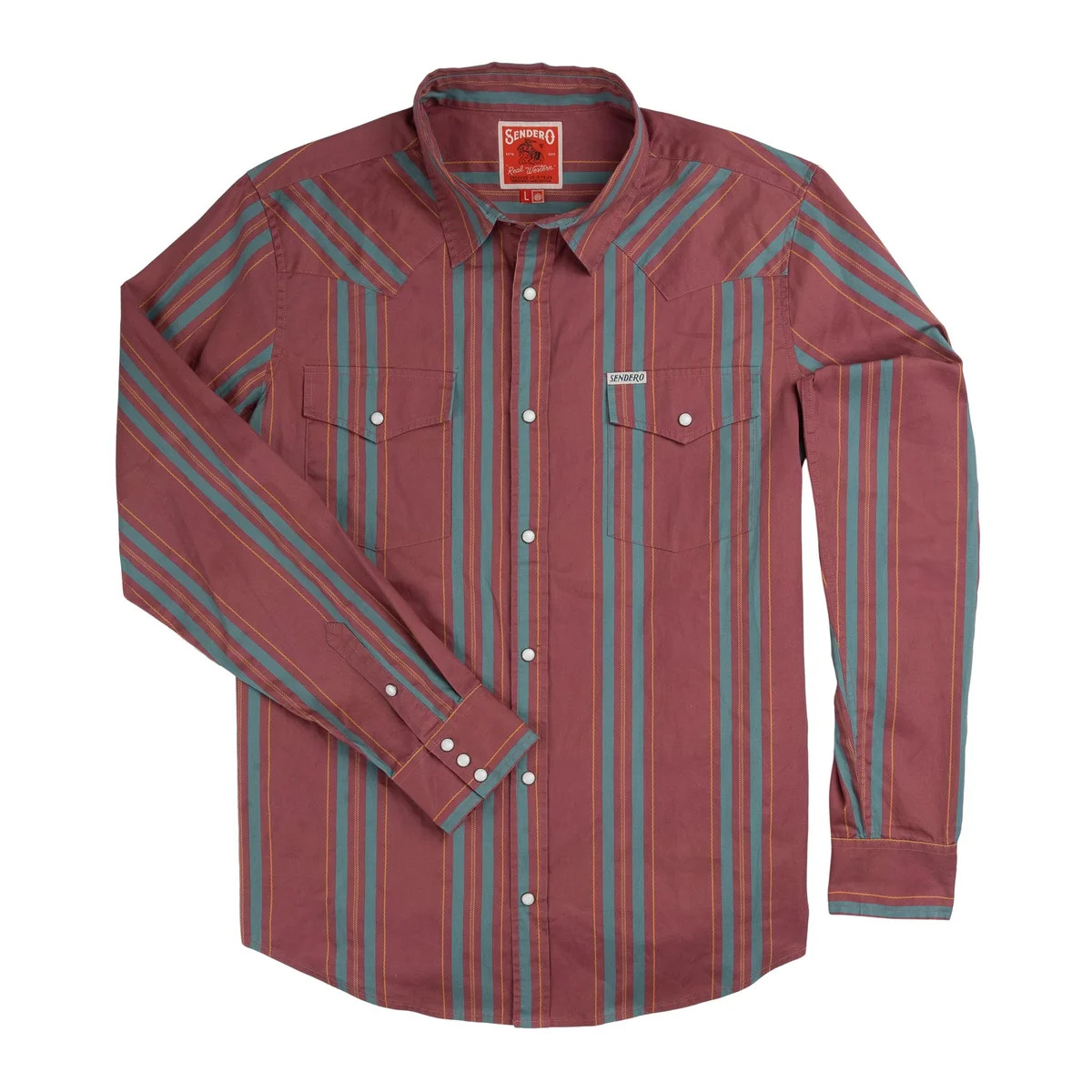The Wyatt Pearl Snap Long Sleeve Print Shirt | Sendero Provisions Co.