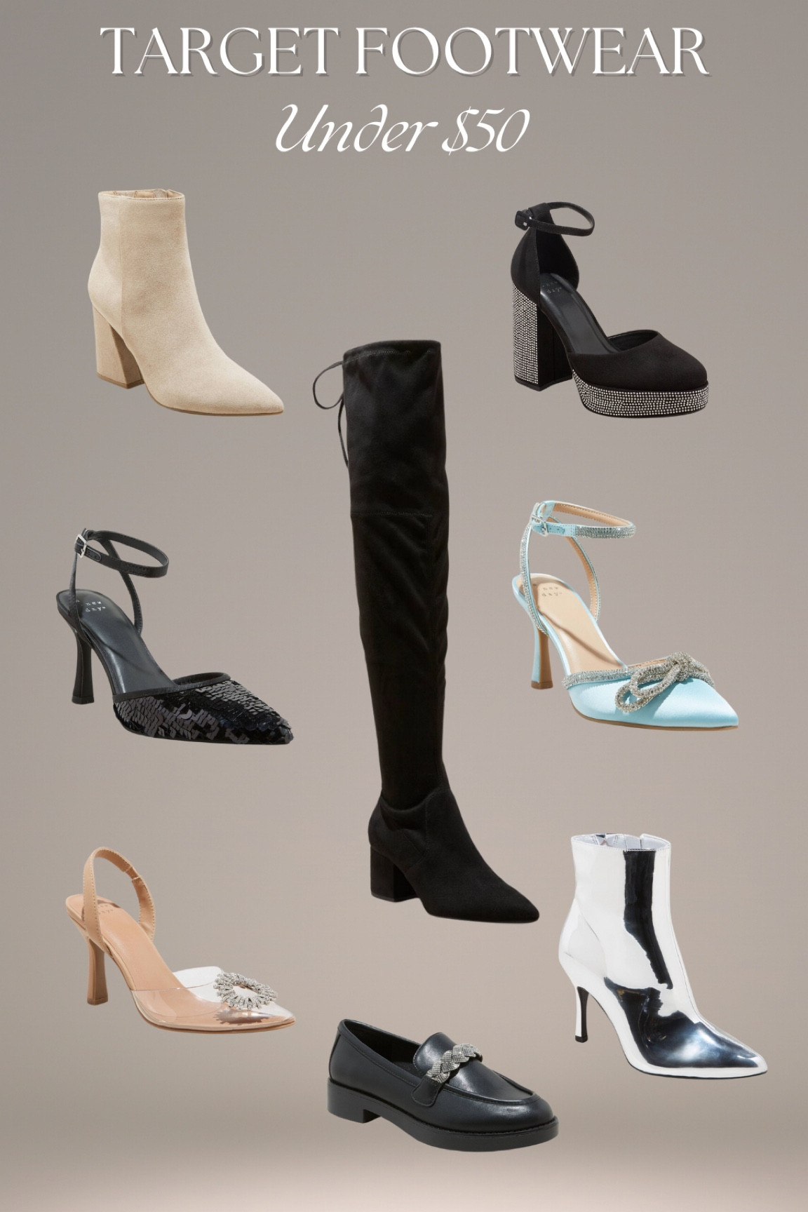 Target footwear under $50! Which one’s are your favorite?

#LTKfindsunder50 #LTKSeasonal #LTKstyletip