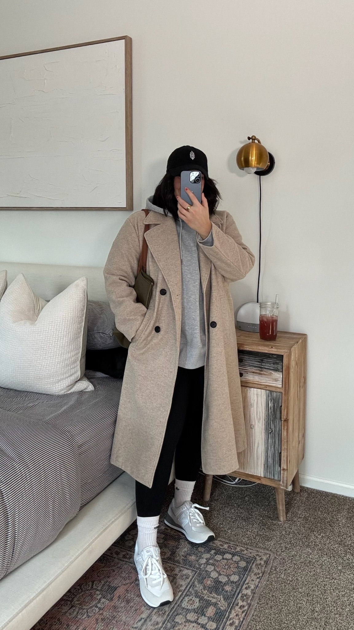 Chic cozy mom look for winter! Easy way to elevate everyday leggings to look a bit more put together! Perfect running errands outfit or school pickup/dropoff! Trench is a wool blend is so warm! 

Winter mom outfit
Comfy outfit 
Elevated mom 
Size 10, apple shape 

#LTKootd #LTKmomlife #LTKMidsize