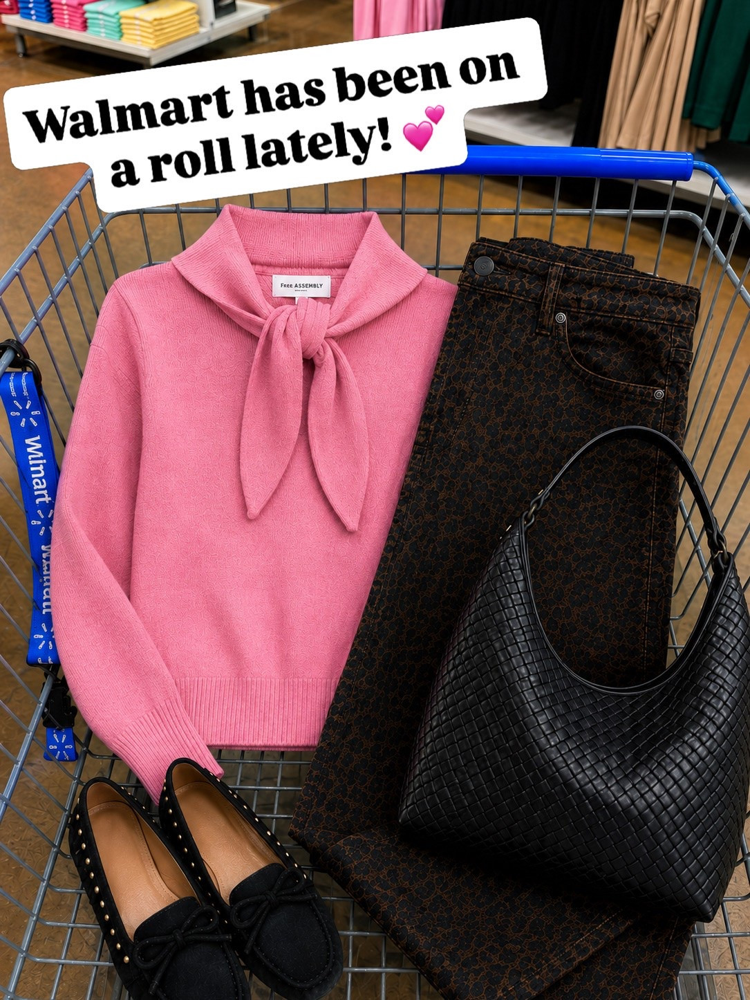The pink and leopard is a whole vibe! 💕🐆 #walmart #walmartfinds #walmartfashion #freeassembly

#LTKMidsize #LTKPlusSize #LTKPetite