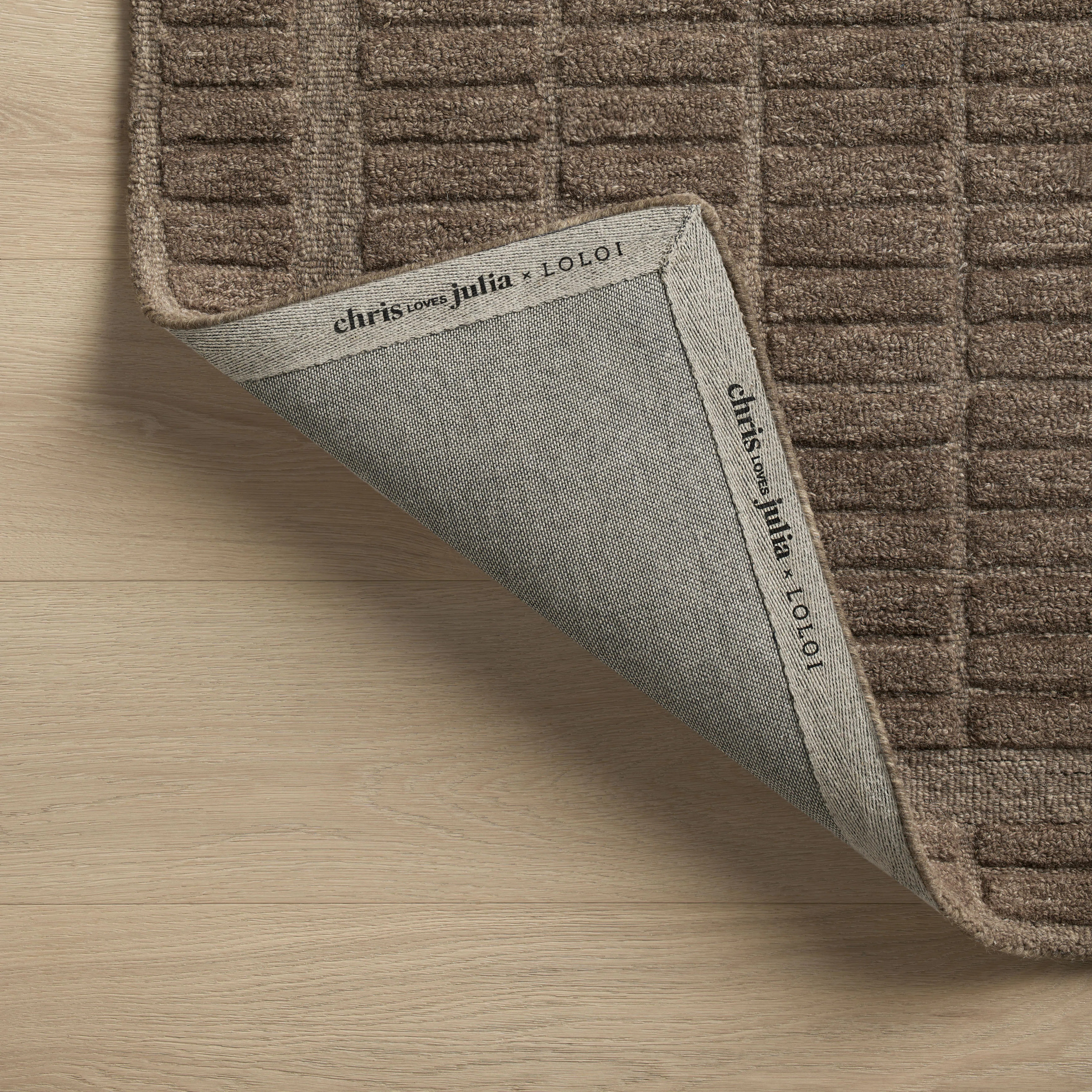 Chris Loves Julia x Loloi Bradley Cocoa / Cocoa Area Rug | Wayfair North America