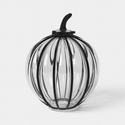 Tall Metal and Glass Halloween Pumpkin - Threshold™ | Target