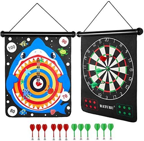 BATURU Magnetic Dart Board for Kids, Boy Toys Dart Board Games for Kids Ages 4-8 Birthday Gifts, ... | Amazon (US)