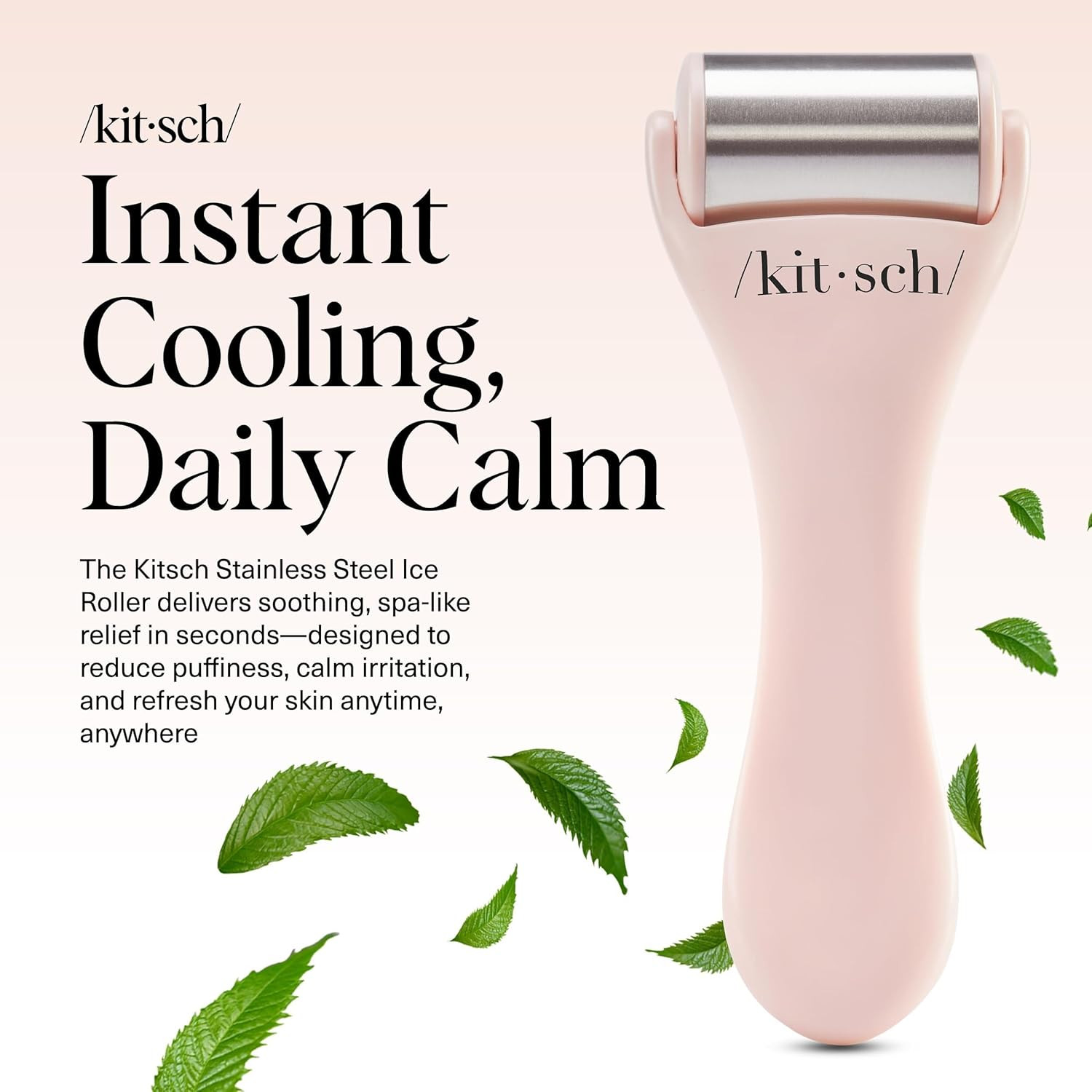 Kitsch Ice Roller for Face – Stainless Steel Face Ice Roller to Reduce Puffiness, Redness & Hea... | Amazon (US)