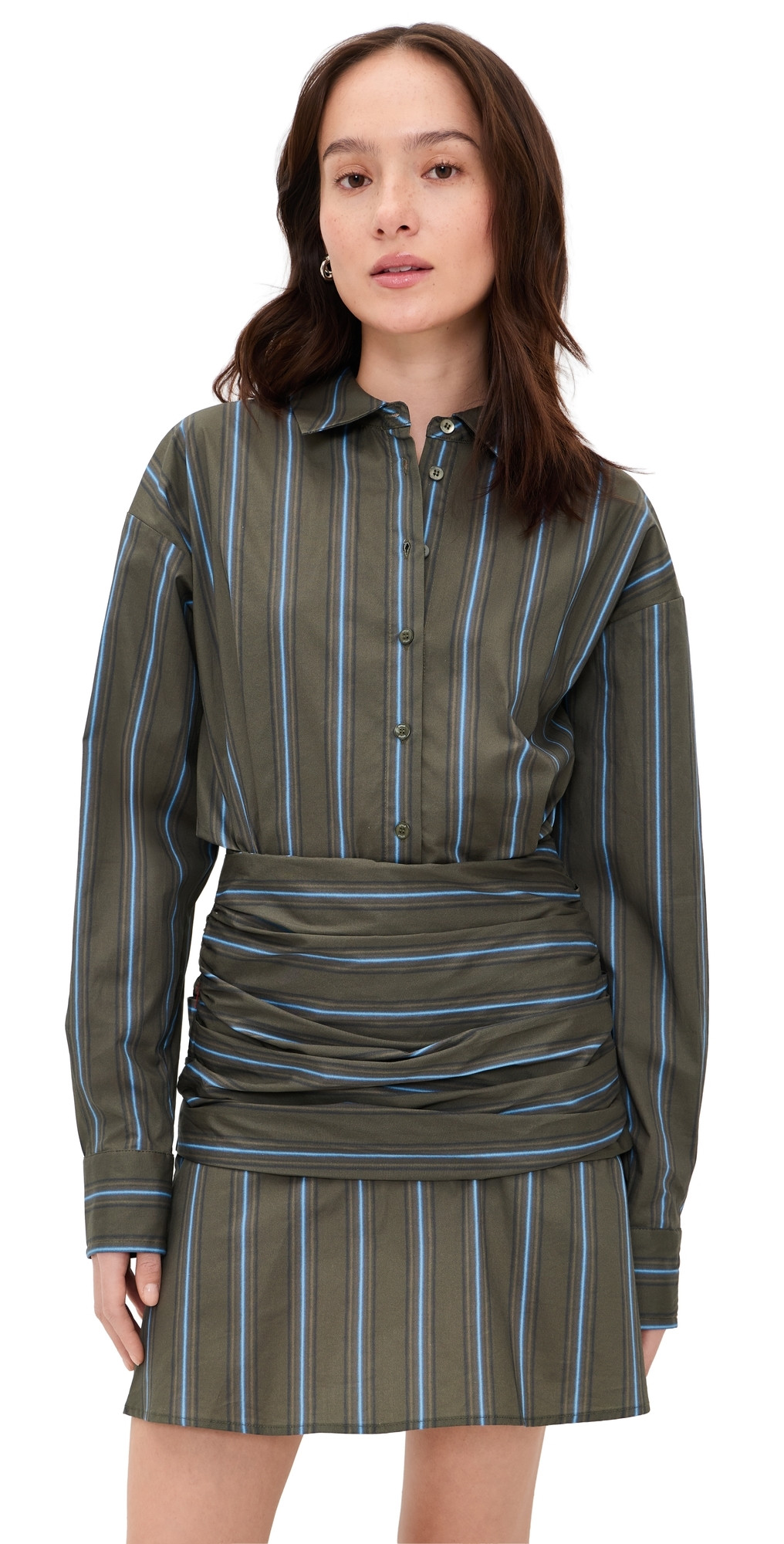 STAUD Indya Mini Dress Huntington Stripe 8 | Shopbop