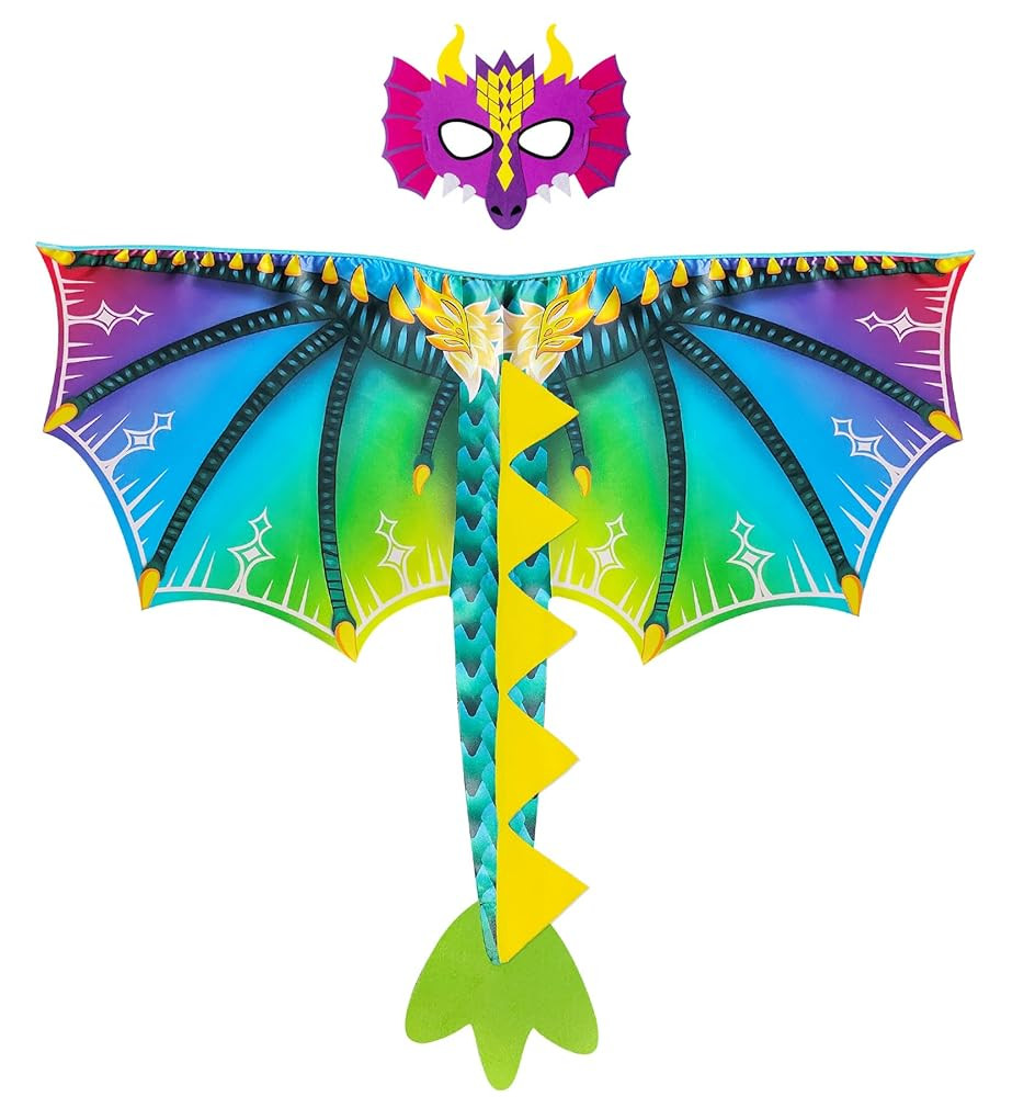 D.Q.Z Toddlers Dragon-Wings Costume for Kids Dinosaur Toys Gifts for 4 Years old Boys Girls Birth... | Amazon (US)