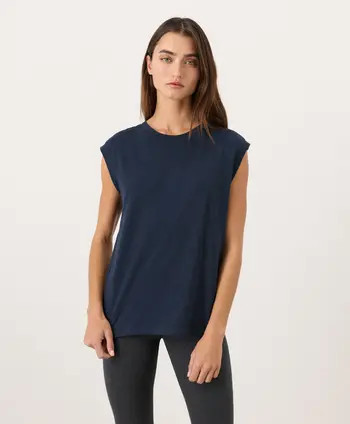 Organic Cotton Featherweight Slub Relaxed Muscle Tee | Nordstrom