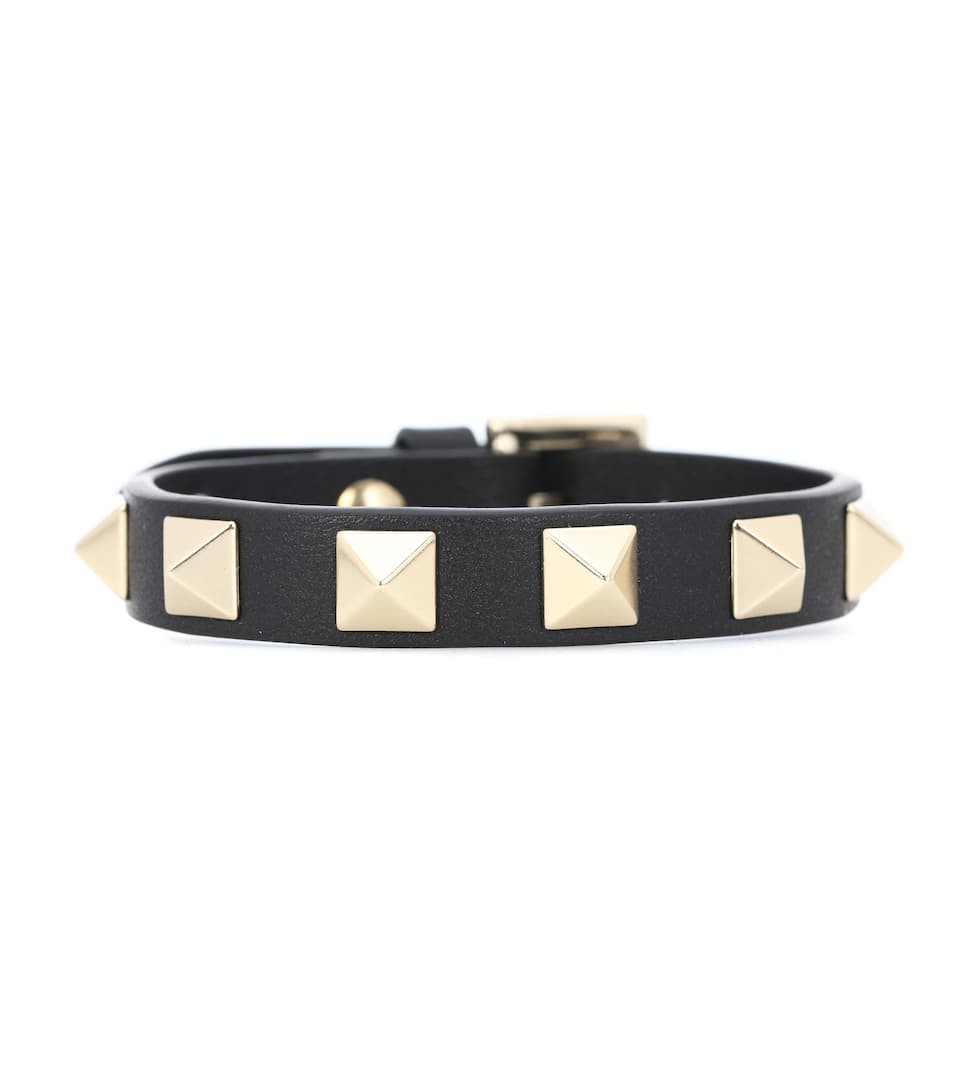 Valentino Garavani Rockstud leather bracelet | Mytheresa (US/CA)