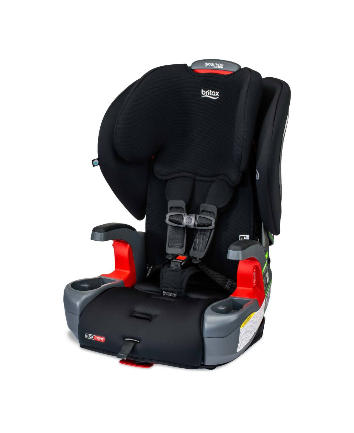 Britax Grow With You Click Tight Harness-2-Booster - Black Contour | Macy's