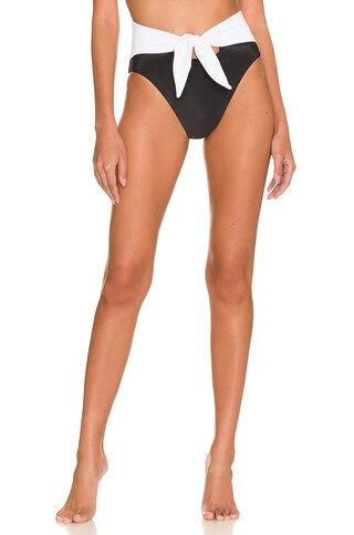 BEACH RIOT Emma Bikini Bottom in Black & White from Revolve.com | Revolve Clothing (Global)