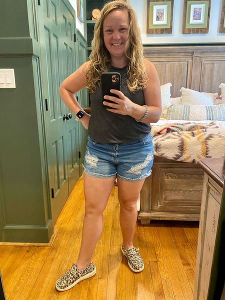 Seriously living in these shorts this summer! I love the stretchy waist, I don’t even have to unbutton them to take them off ☀️

#LTKcurves #LTKunder50