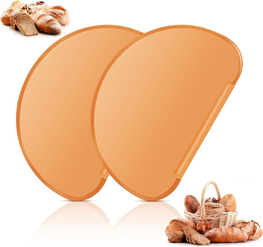 Bowl Scraper 2PCS Silicone Bread Dough Scraper Bowl Spatula Curved Edge Flexible Bowl Scraper for... | Amazon (US)