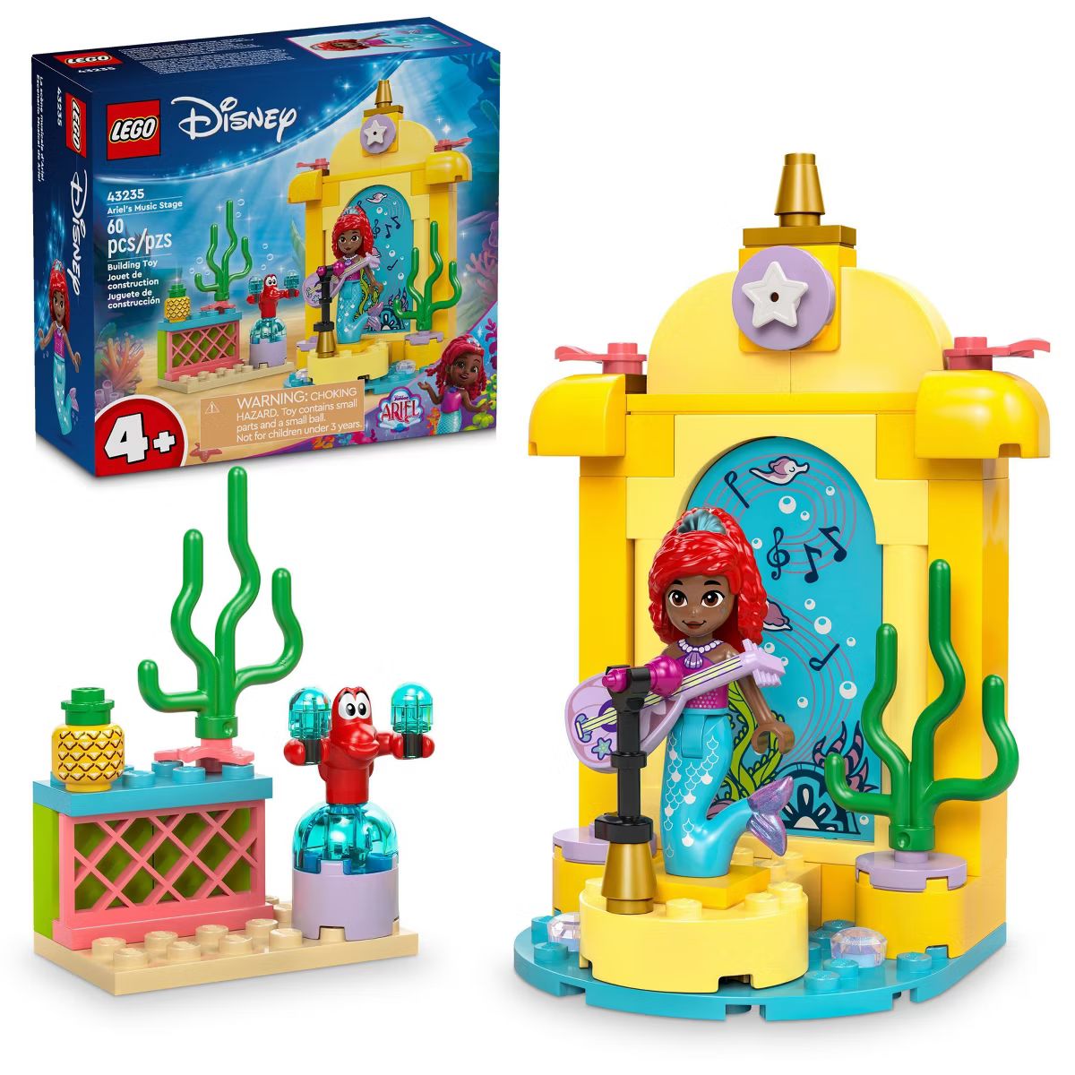 LEGO Disney Princess Ariel's Music Stage, Disney Princess Toy 43235 | Target