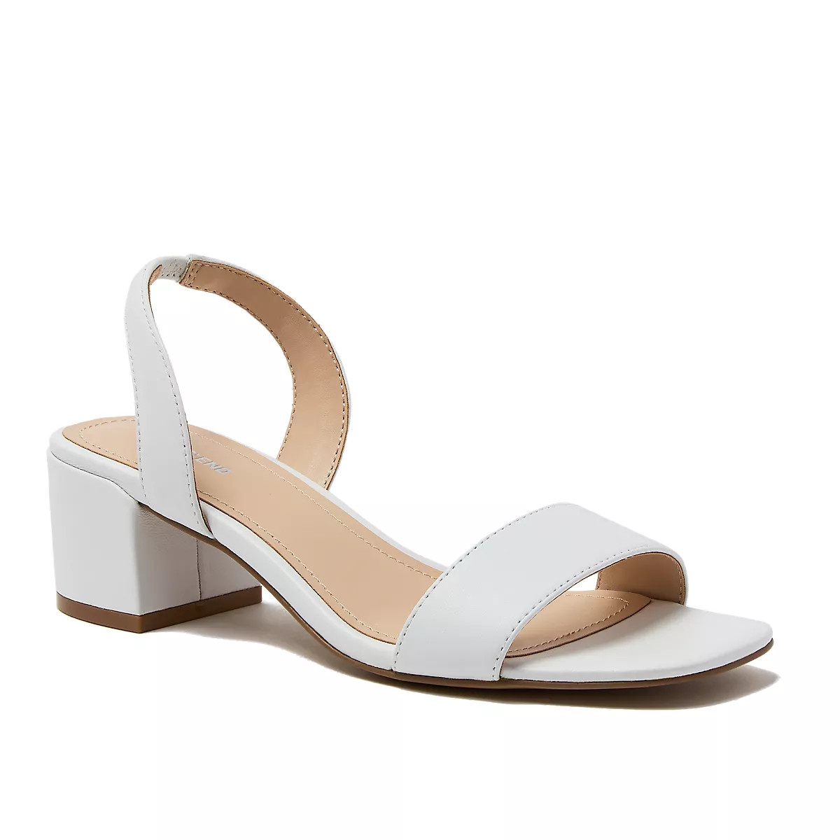 Women's Essential Leather Block Heel Sandals | Lands' End (US)