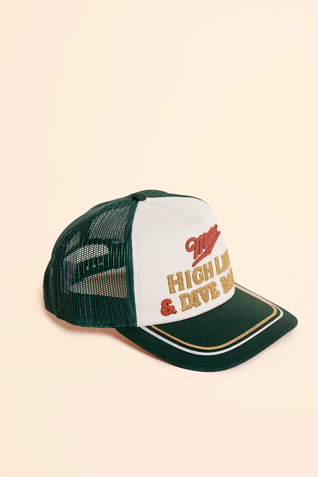 Miller High Life & Dive Bars Trucker Hat FINAL SALE | Pink Lily