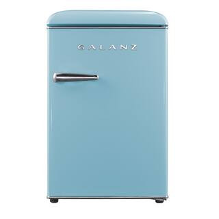 2.5 cu. ft. Retro Mini Fridge in Bebop Blue with Chiller | The Home Depot