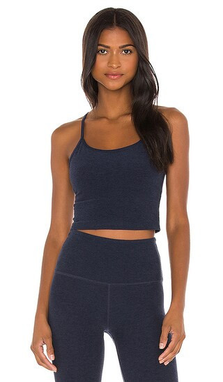 Beyond Yoga Spacedye Slim Racerback Tank in Navy. - size S | Revolve Clothing (Global)