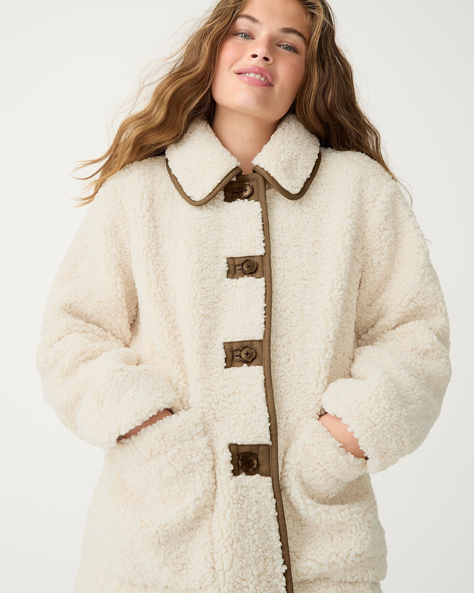 Teddy sherpa jacket | J. Crew US
