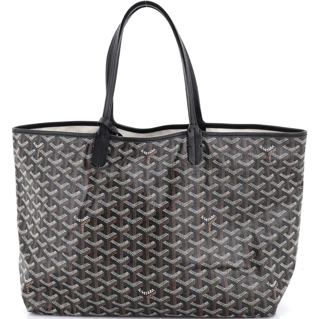 Pre-Owned Goyard Saint Louis Tote Coated Canvas PM in Black at Nordstrom, Size Medium | Nordstrom