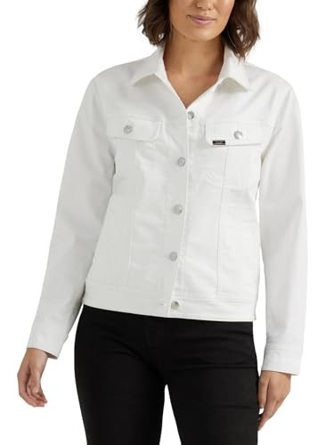 Lee Women's Legendary Rider Denim Jacket, Bright White | Amazon (US)