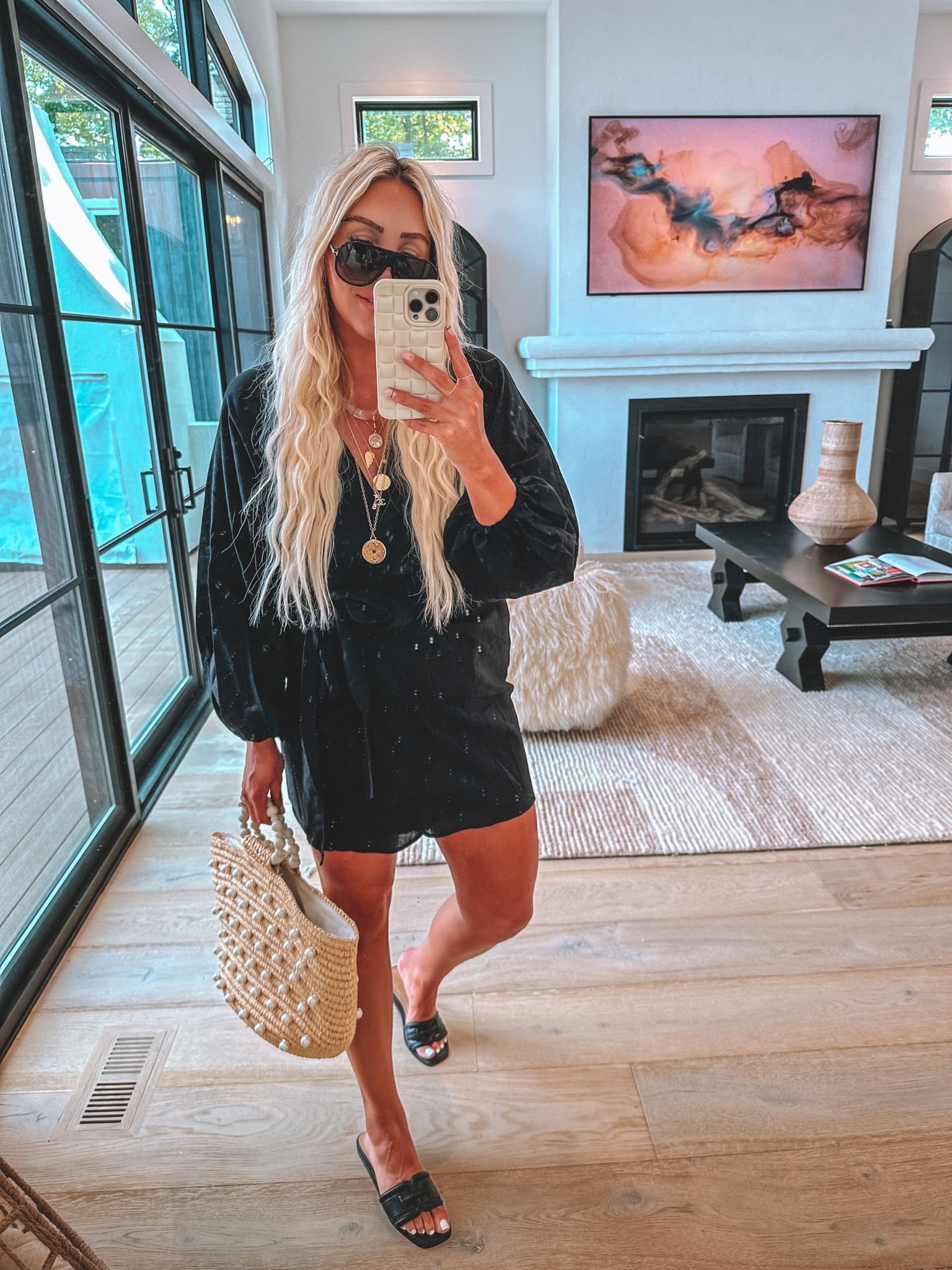 Wearing a medium in linen dress ❤️