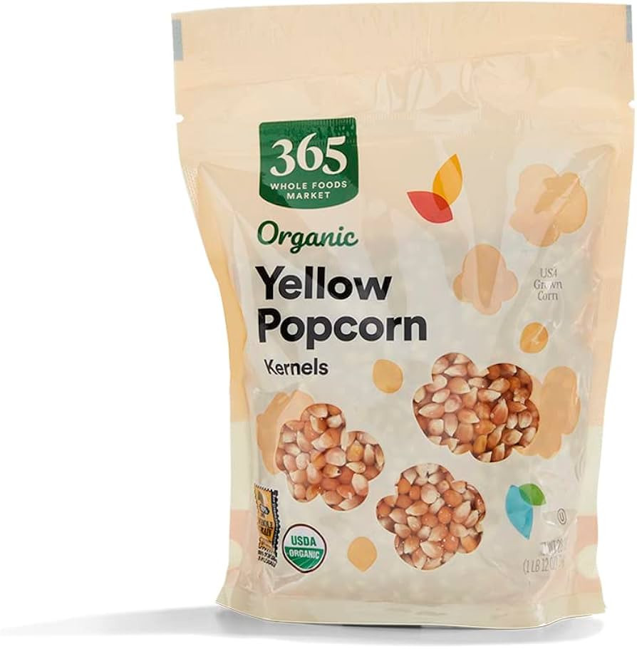 365 by Whole Foods Market, Organic Yellow Popcorn Kernels, 28 Ounce | Amazon (US)