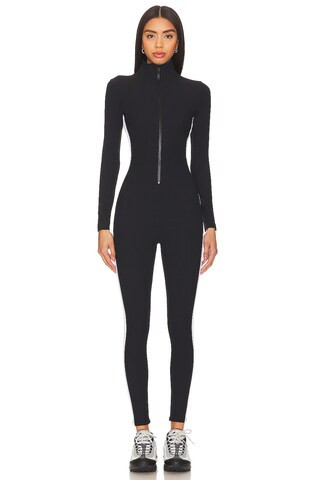 YEAR OF OURS Thermal Ski Onesie in Black & White from Revolve.com | Revolve Clothing (Global)