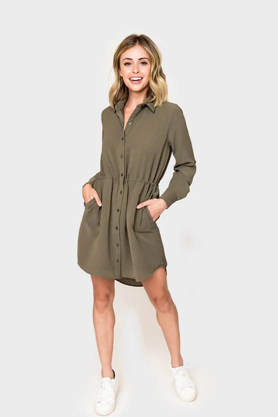 Jennifer Shirt Dress | Gibson