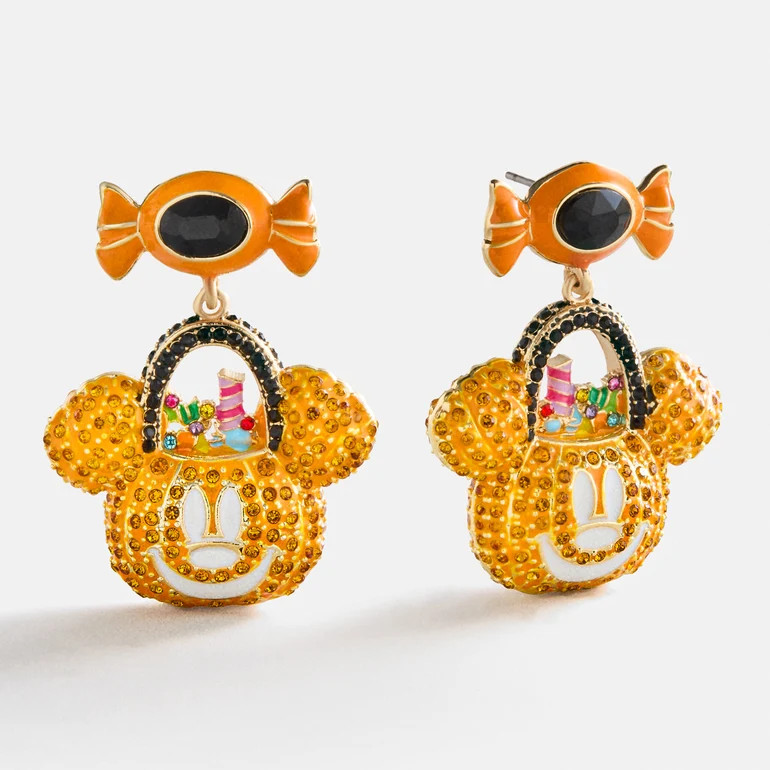 Disney Mickey Mouse Glow-In-The-Dark Trick Or Treat Earrings - Multi | BaubleBar