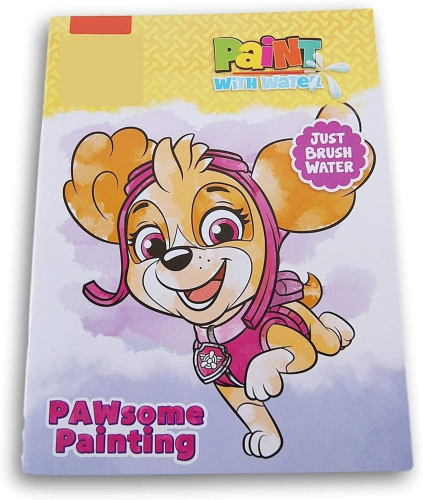 Paw Patrol PAWsome Painting Paint with Water Book - Features 12 Paintings | Amazon (US)