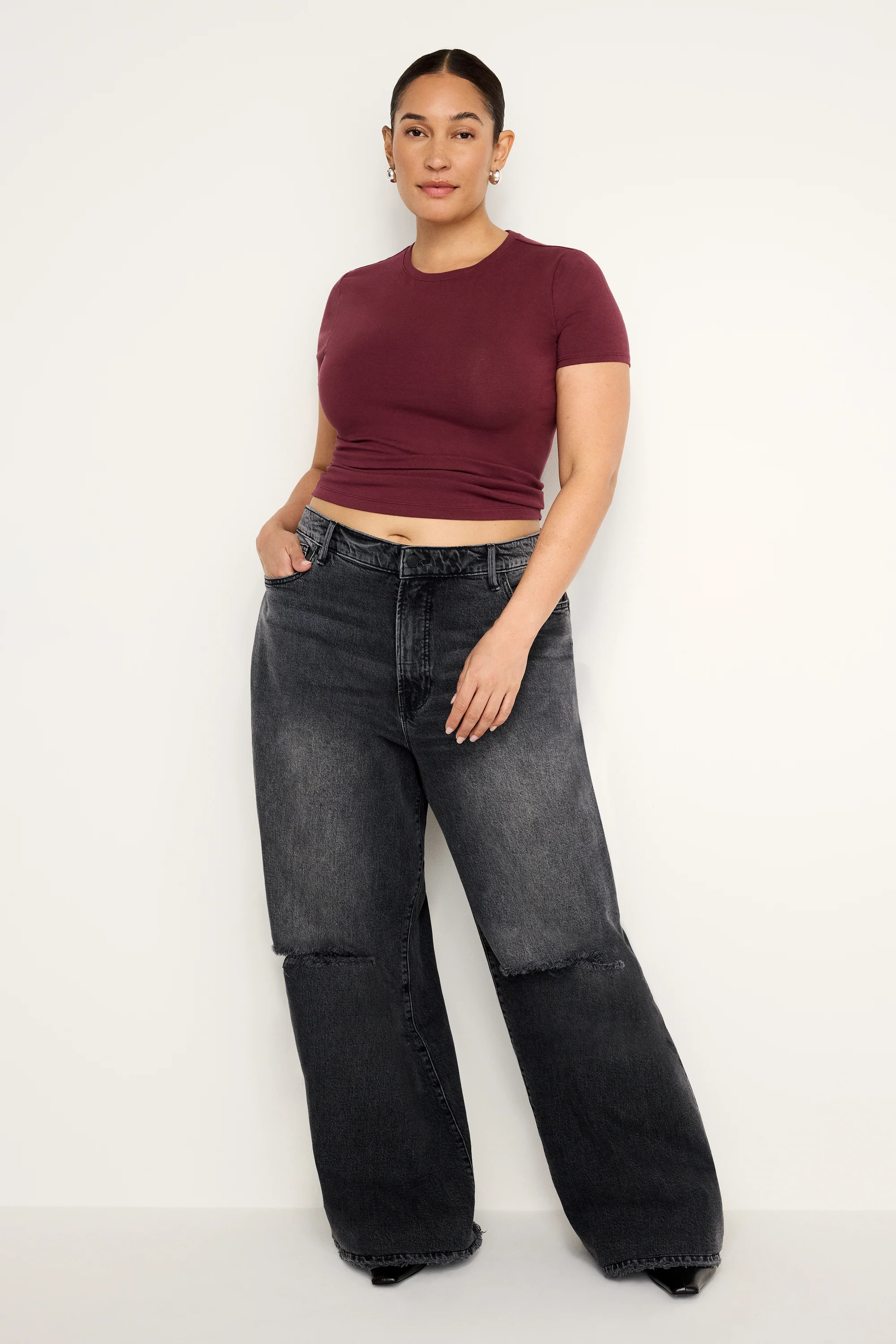 GOOD EASE RELAXED JEANS | BLACK346 - GOOD AMERICAN | Good American