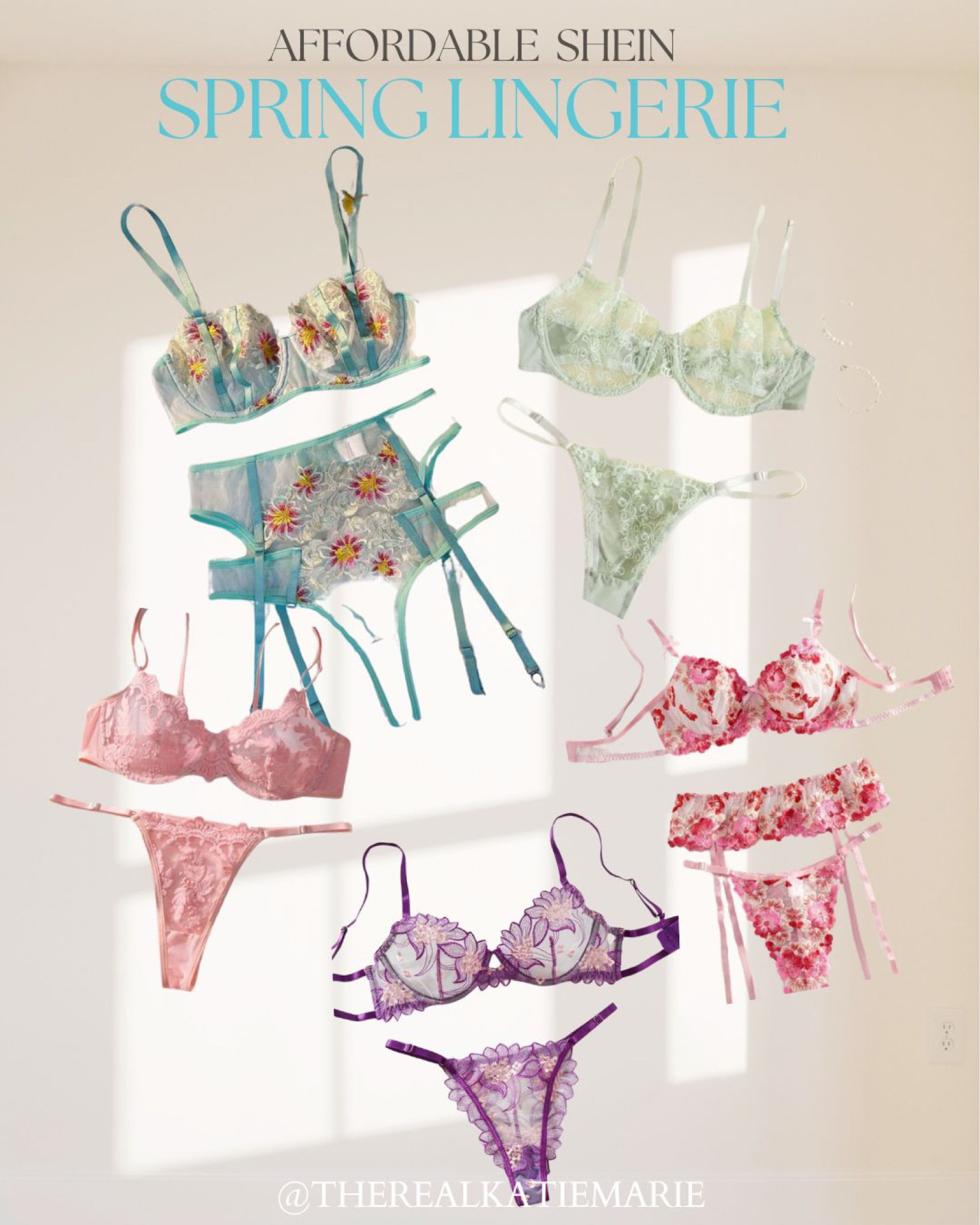 Grab some new spring pieces for your lingerie drawer! Here’s some of my fav pastel pieces 🫶🏼 #lingerie #shein

#LTKfindsunder50 #LTKsalealert #LTKmidsize