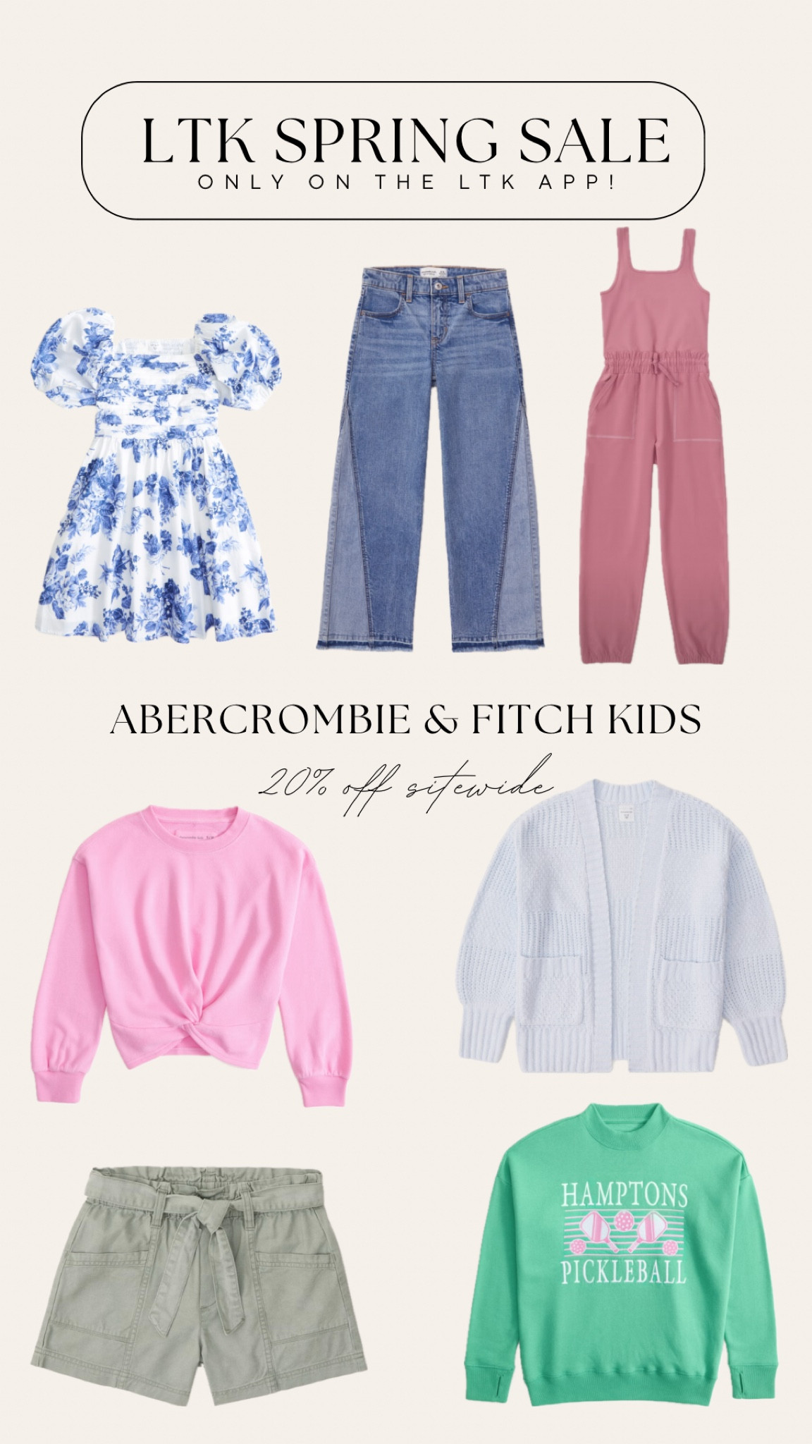Ltk spring sale + ltk spring sale Abercrombie and fitch for kids + a&f kids + girls clothes + sale alert girls + teen girls clothes + spring clothes for girls + summer clothes for girls + wedding guest outfit + school outfits for girls + clothes for boys

#LTKSpringSale #LTKkids #LTKfindsunder50
