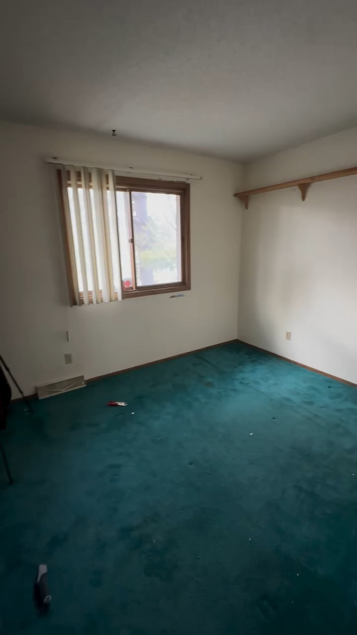 This room has come a long way since we bought it 😂 #nurseryreveal #nursery #boysnursery #genderneutralnursery #nestig #wallpaper #nurserywallpaper