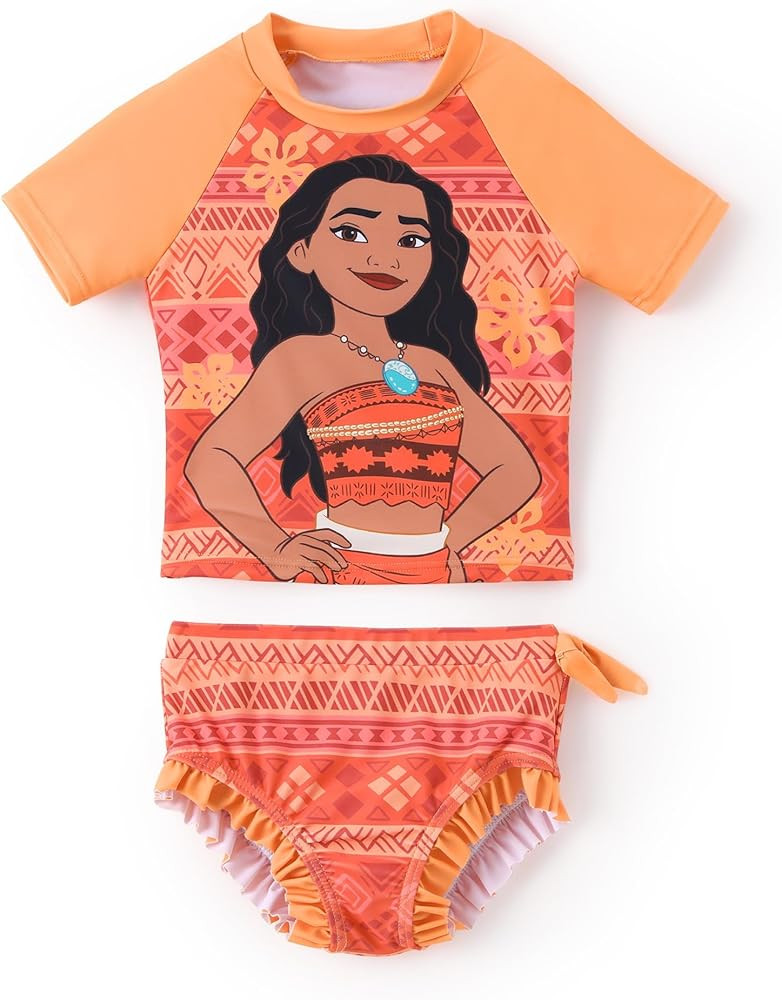 Disney Princess Frozen Elsa Minnie Toddler Girl Swimsuit Summer Tankini Bathing Suit 2 Piece Swim... | Amazon (US)