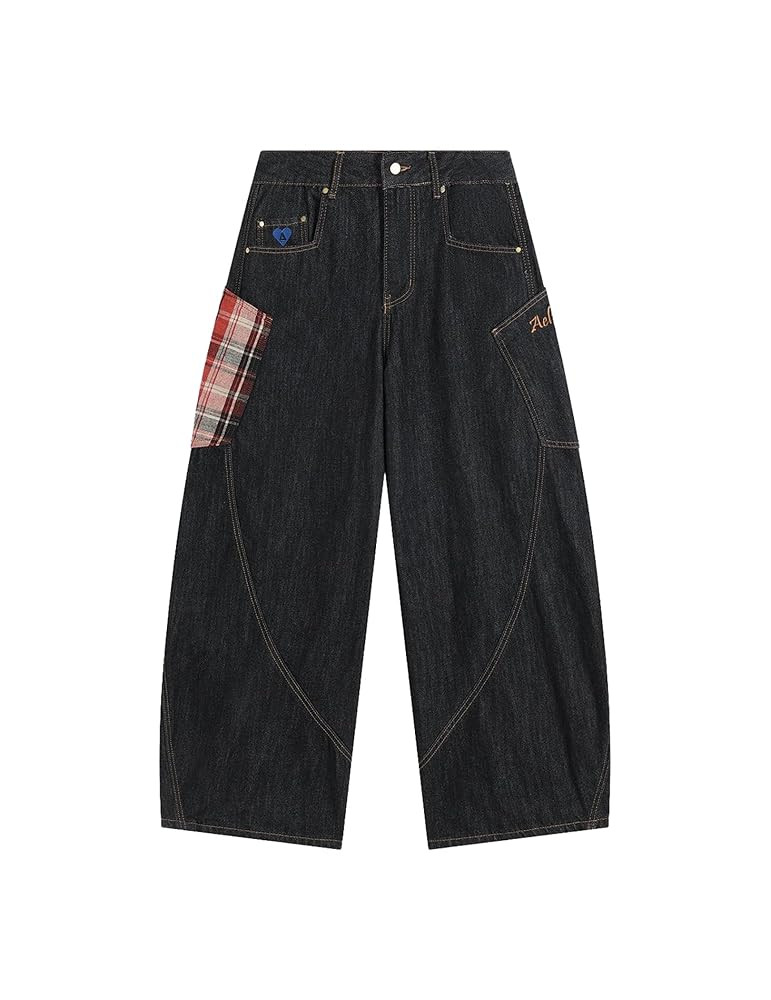 Aelfric Eden Super Baggy Barrel Jeans Wide Leg Denim Trouser Straight Leg Jeans Unisex Vintage Pa... | Amazon (US)