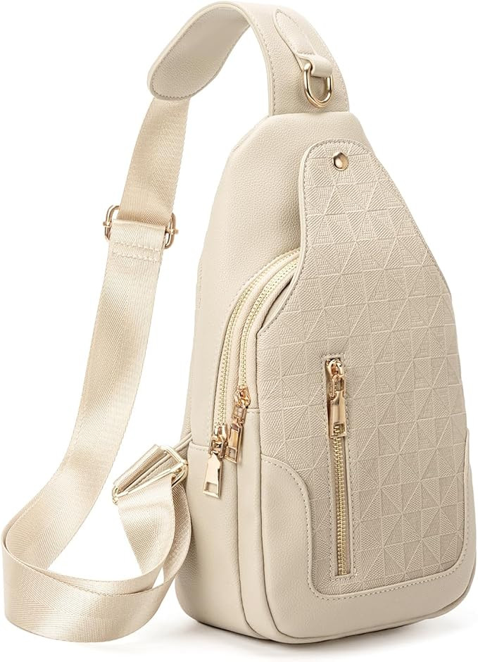 Fanny Pack Crossbody Bags for Women, Sling Bag for Women Small Belt Chest Bum Bag Checkered fanny... | Amazon (US)