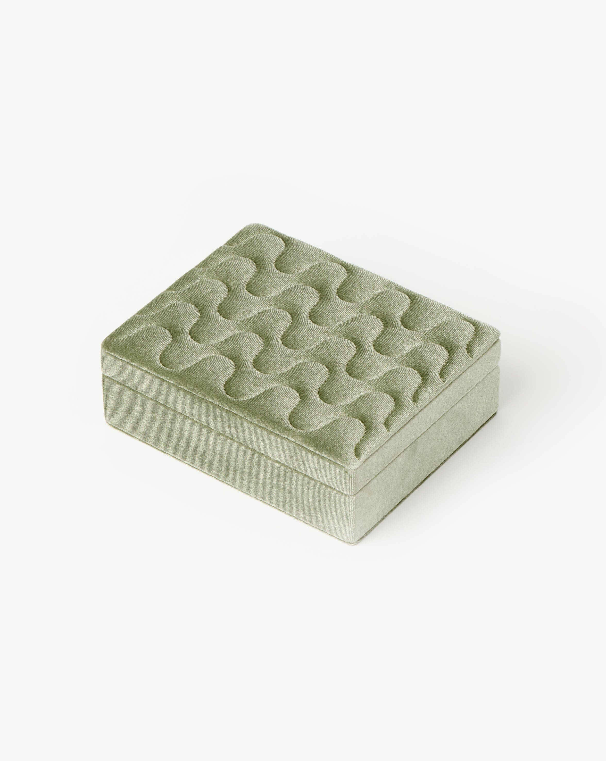 Green Velvet Jewellery Box Accessories | Missoma UK