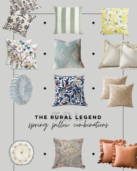 I love coming up with new spring pillow combinations every year to show you how many fun ways you can mix and match colors, prints and patterns! Pro tip, make sure that you invest in good quality inserts like the ones linked here

#LTKsalealert #LTKfindsunder50 #LTKhome
