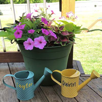 Personalized Small Watering Can, Kids Outdoor Gift, Spring 2022 Garden Decor, Toddler Water Play,... | Etsy (US)