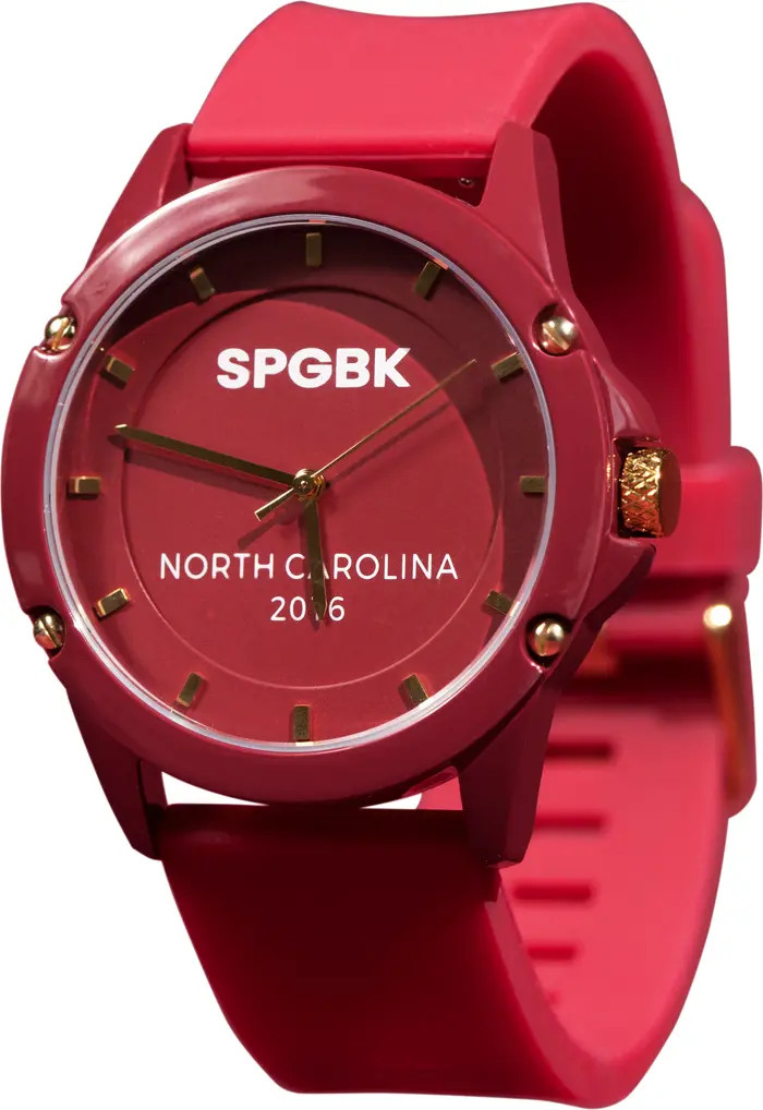 SPGBK Watches Byrd Silicone Strap Watch, 44mm | Nordstromrack | Nordstrom Rack