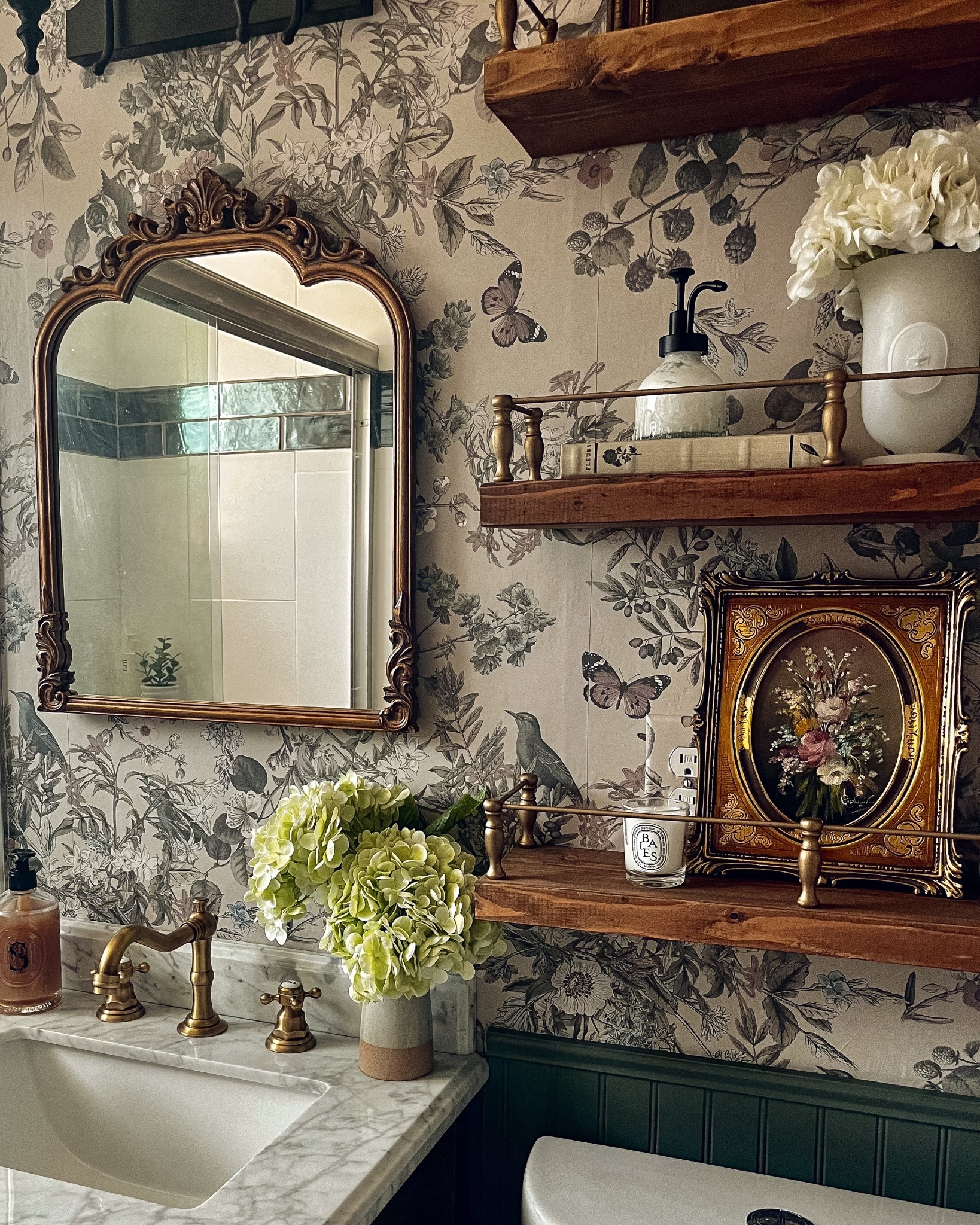 Bathroom wallpaper and decor 🫶🏻🫶🏻🫶🏻

#LTKFindsUnder100 #LTKFindsUnder50 #LTKHome