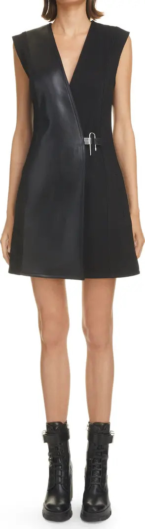 Givenchy Satin Bonded Denim Minidress | Nordstrom | Nordstrom