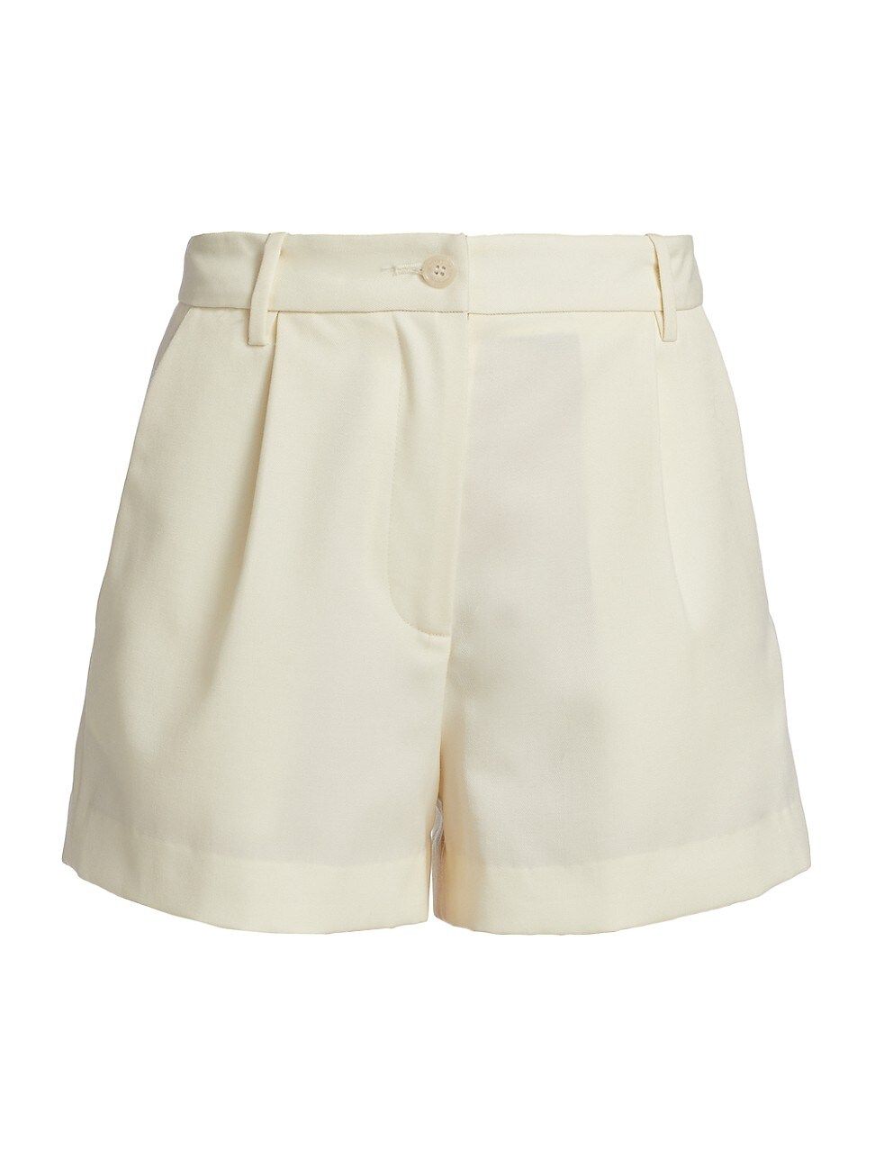 Beatrice Pleated Virgin Wool Shorts | Saks Fifth Avenue